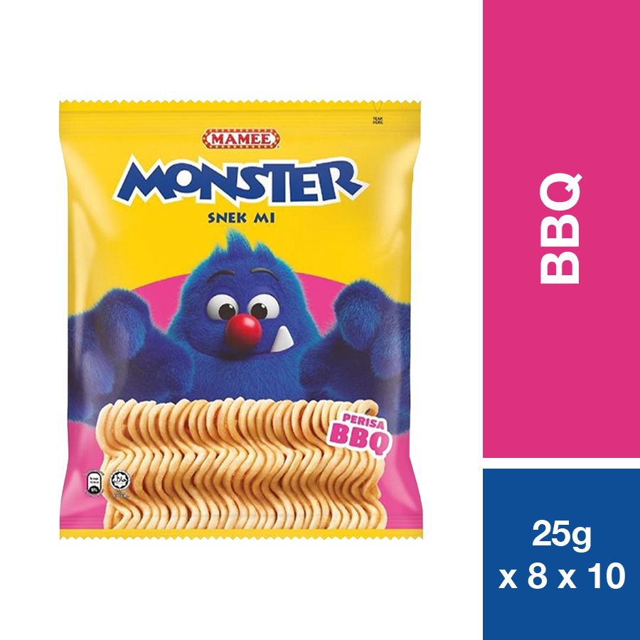 MAMEE MONSTER FAMILY PACK BBQ 25G