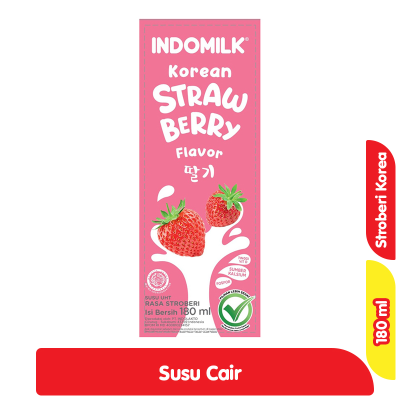 INDOMILK UHT STRAWBERRY 180ML
