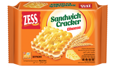 ZESS SANDWICH CRACKER CHEESE 180G
