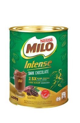 MILO INTENSE DARK CHOCOLATE TIN 400G