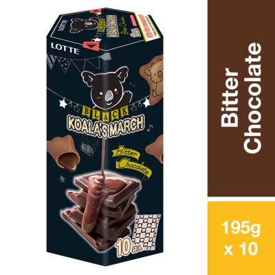 KOALA'S MARCH BITTER CHOCOLATE 195G