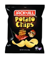 JACKNJILL POTATO CHIPS EXTRA HOT & SPICY 60G