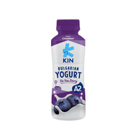 KIN BULGARIAN YOGURT DRINK BLUEBERRY 200ML
