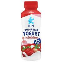 KIN BULGARIAN YOGURT DRINK STRAWBERRY 200ML
