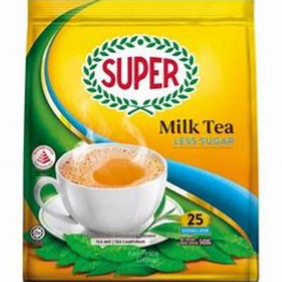 SUPER MILK TEA LESS SUGAR 18G
