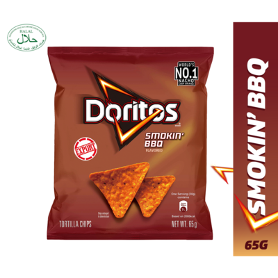 DORITOS SMOKIN BBQ 65G