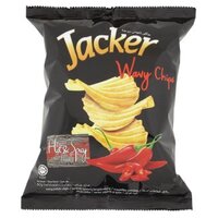 JACKER POTATO CHIPS HOT & SPICY 60G