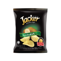 JACKER POTATO CHIPS NATURAL 60G