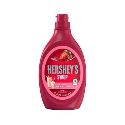 HERSHEYS STRAWBERRY SYRUP 623G