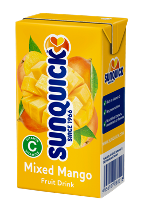 SUNQUICK FRUIT DRINK MANGO 125ML