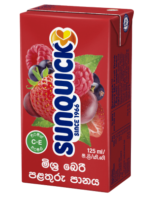 SUNQUICK FRUIT DRINK MIXED BERRIES 125ML