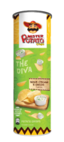 MISTER POTATO CRISPS 125G SOUR CREAM & ONION