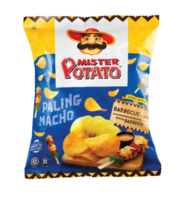MISTER POTATO CRISPS PKT 60G BBQ
