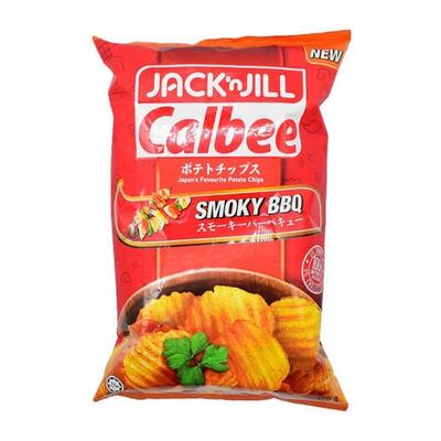 JACKNJILL CALBEE POTATO CHIPS SMOKY BBQ 60G