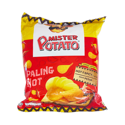 MISTER POTATO CRISPS PKT 60G HOT & SPICY